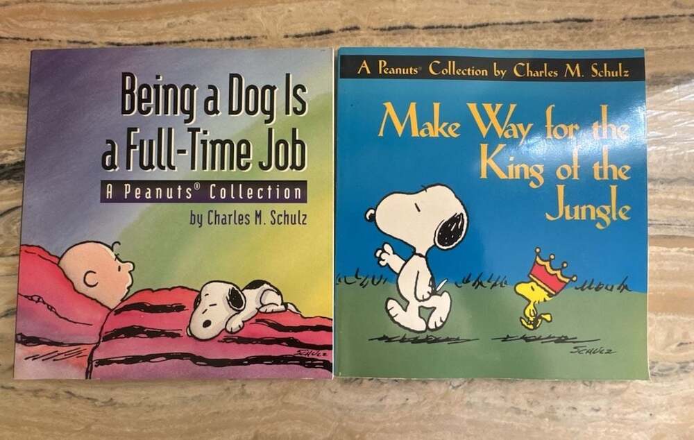 2 Peanuts Collection by Schulz: Being a Dog Is a FullTime… & Make Way